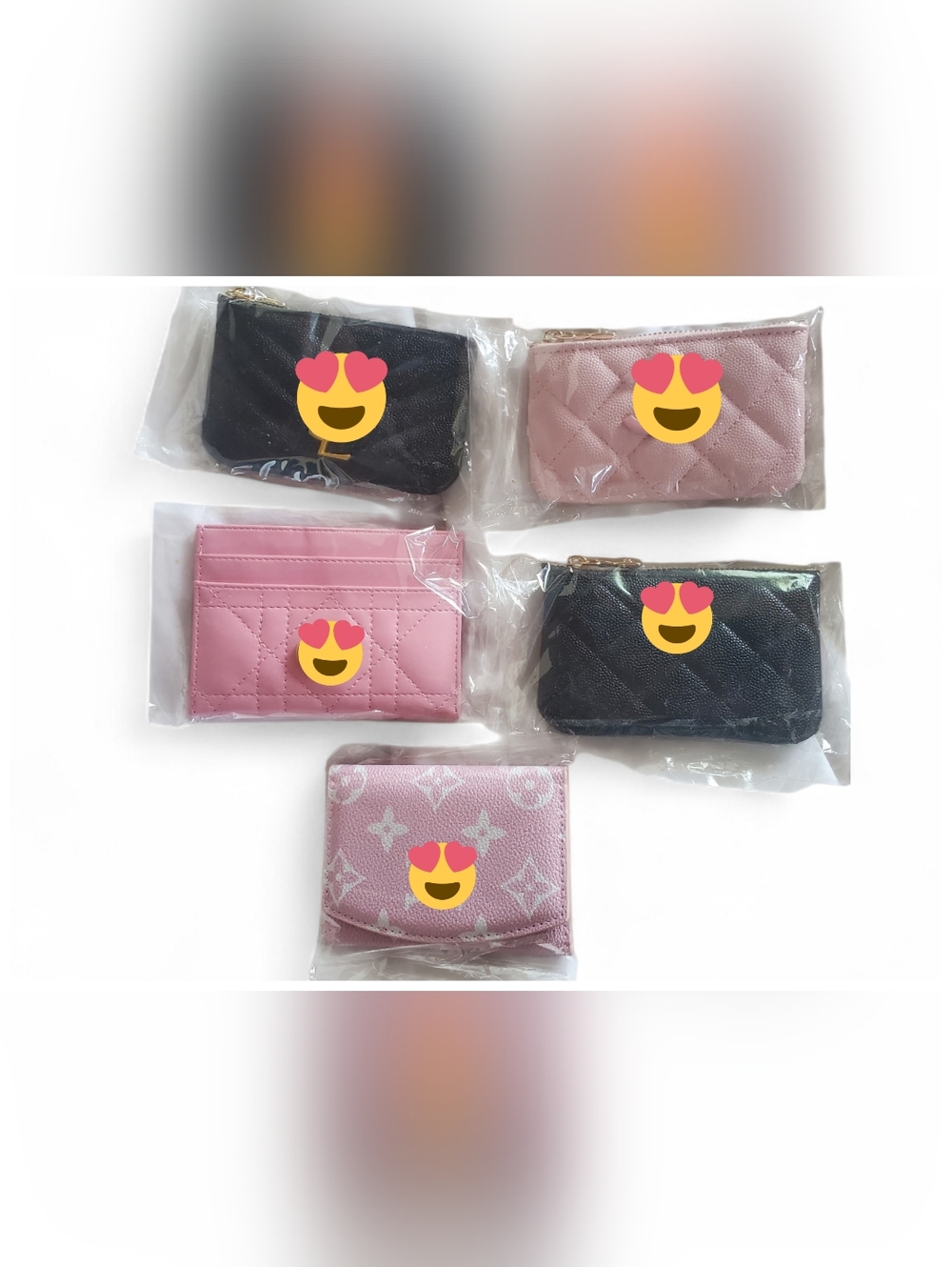 Women's Quilted Card Holder & Coin Pouch